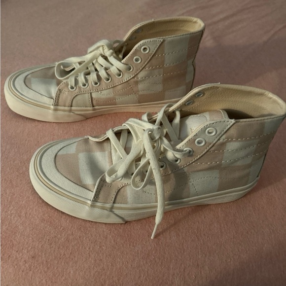 Pink Checkered Vans - Picture 2 of 5